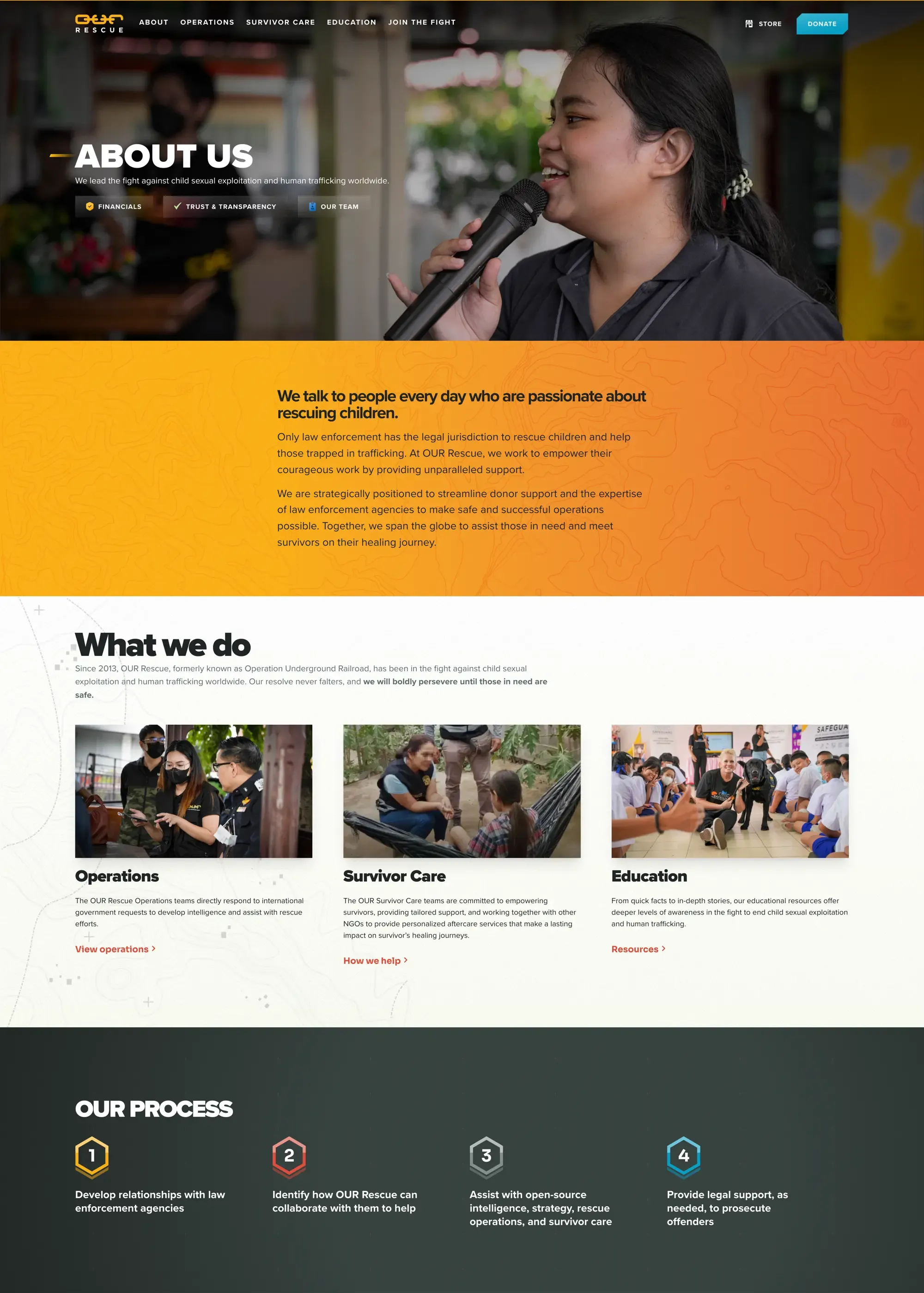 About Page screenshot