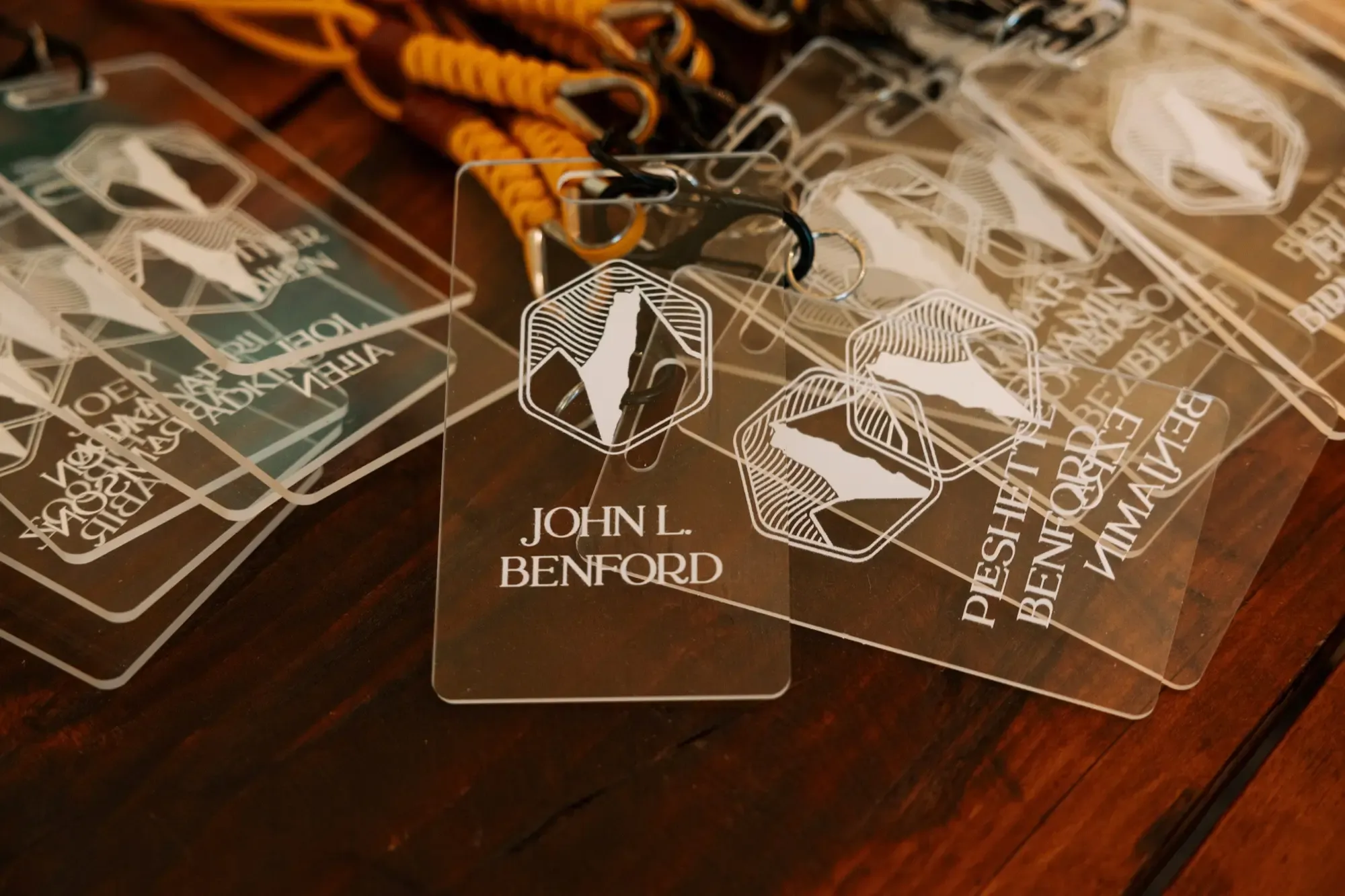Another shot of the lanyards